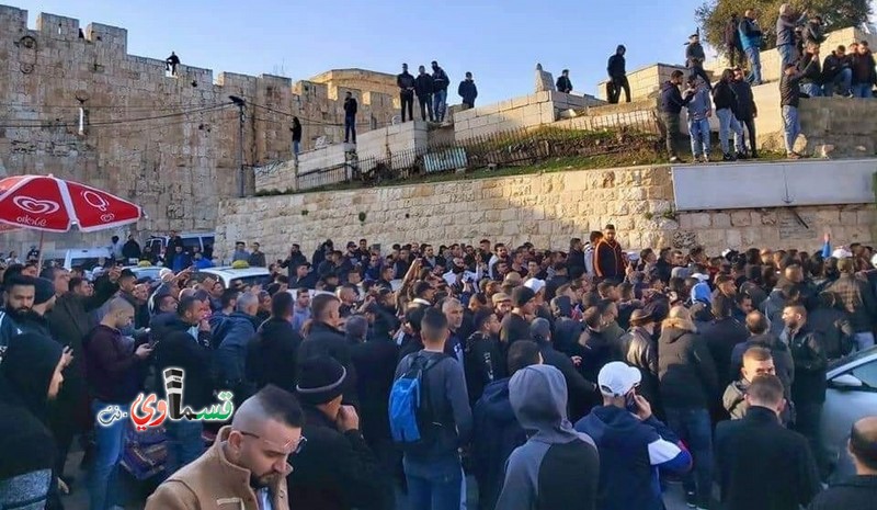 القدس: تشييع جثمان الطفل قيس أبو رميلة (8 سنوات) من المسجد الأقصى